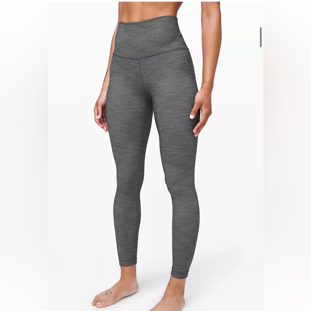 Lululemon Charcoal Align High Rise Pant 25”